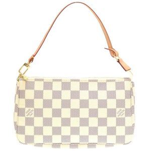 Louis Vuitton Damier Azur Pochette Accessories Pouch Bag White